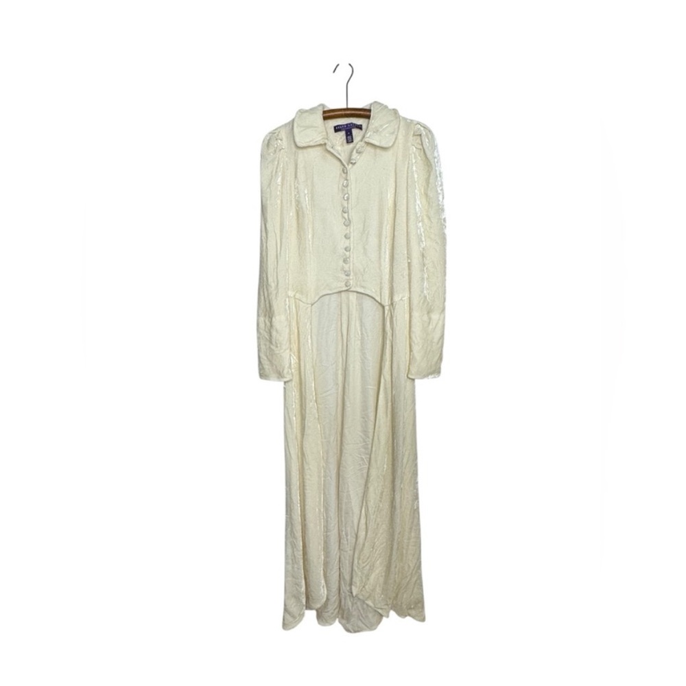 Ralph Lauren Cream Long Sleeve Dress